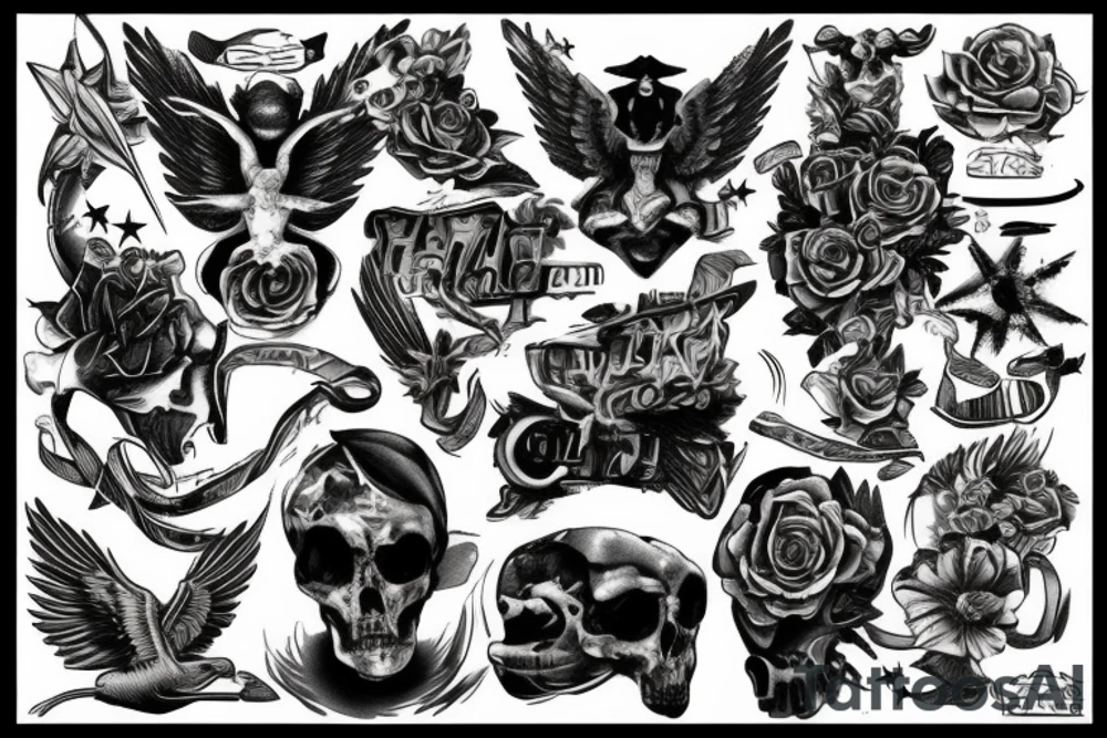 Heaven is in war. tattoo idea