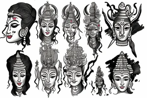 Mahadev tattoo idea