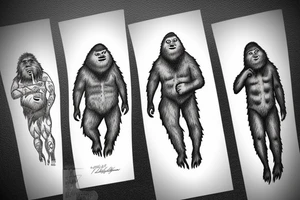 Sasquatch tattoo idea