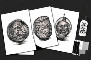 diogenes barrel tattoo idea