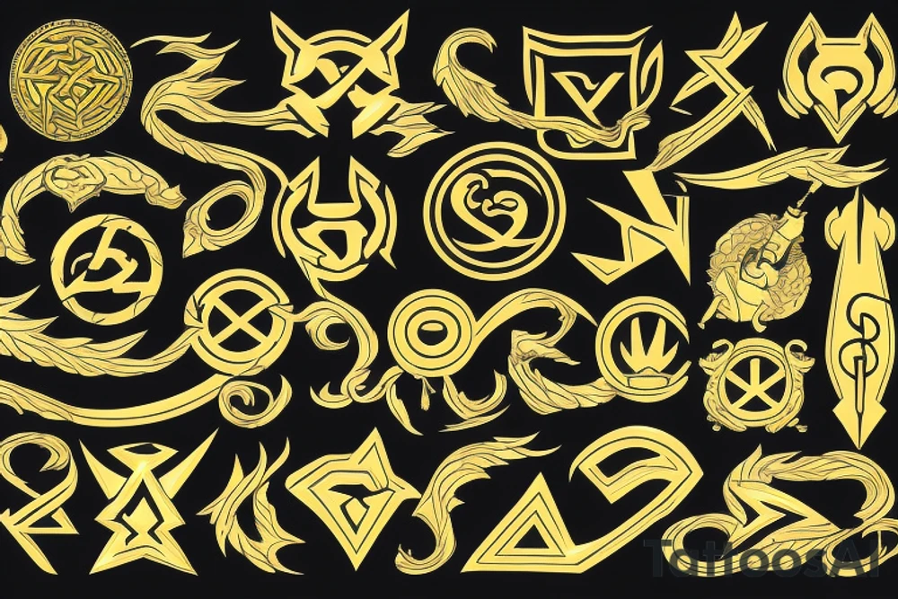 Golden Order symbol tattoo idea