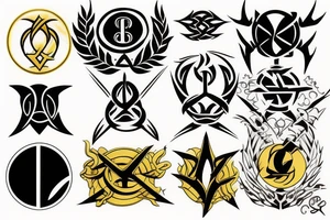 Golden Order symbol tattoo idea