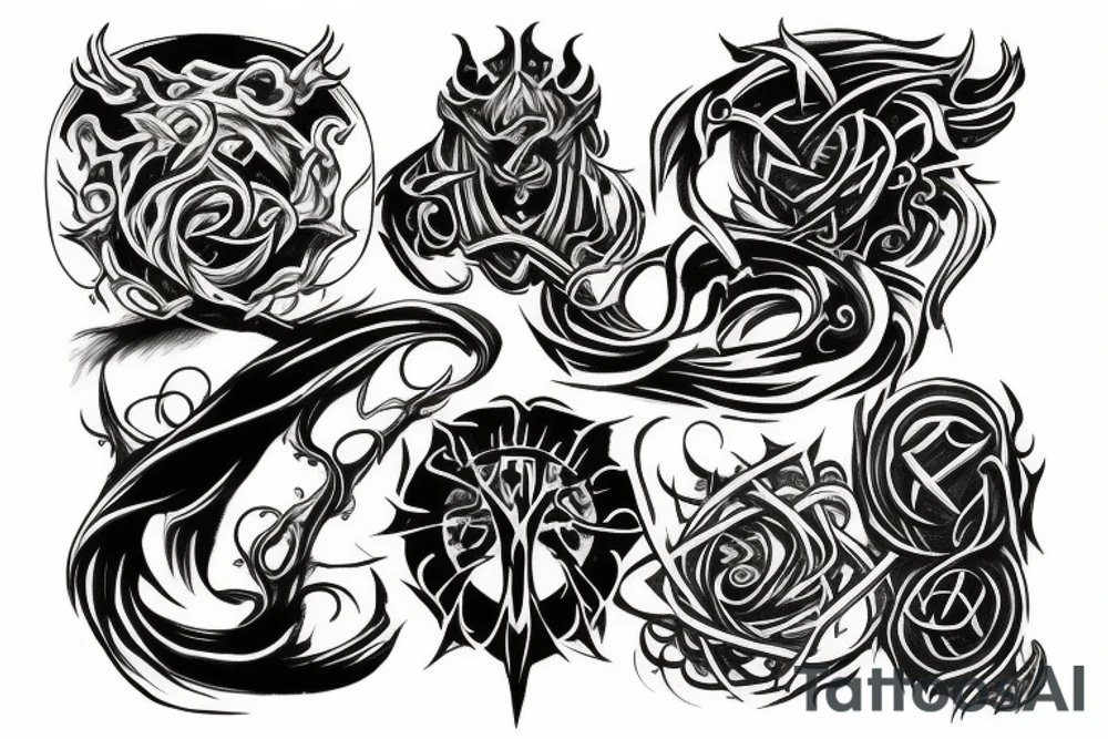 elden ring logo tattoo idea