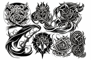 elden ring logo tattoo idea