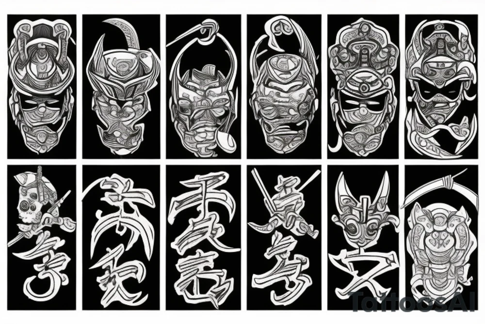 samurai tattoo idea