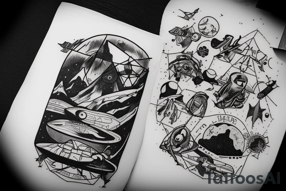 Outer Wilds with Interstellar tattoo idea