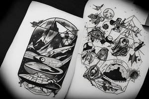 Outer Wilds with Interstellar tattoo idea