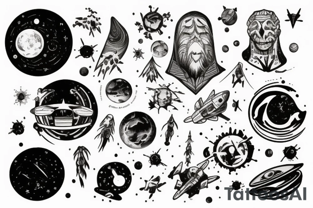 Outer Wilds with Interstellar tattoo idea