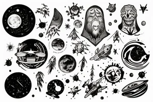 Outer Wilds with Interstellar tattoo idea
