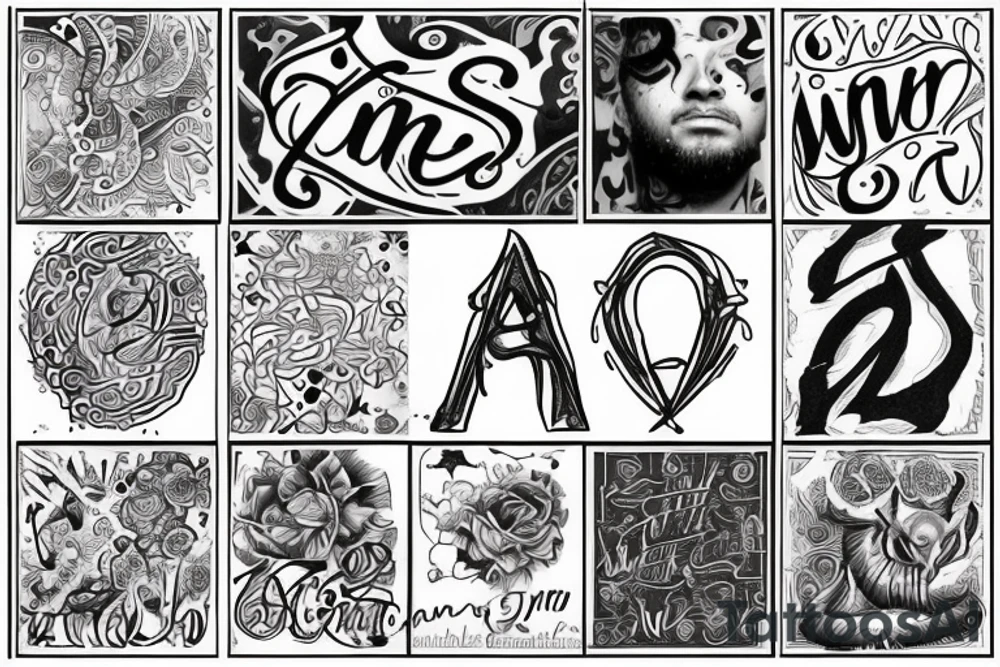 write me the name Omar in tattoo tattoo idea
