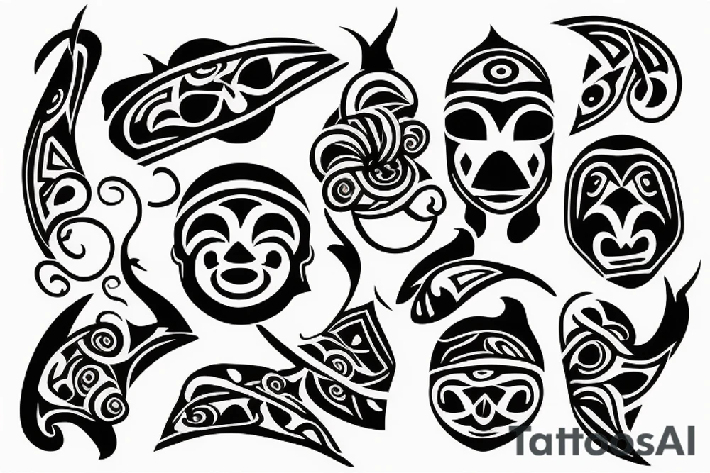 Someone dancing on a rave party tattoo idea