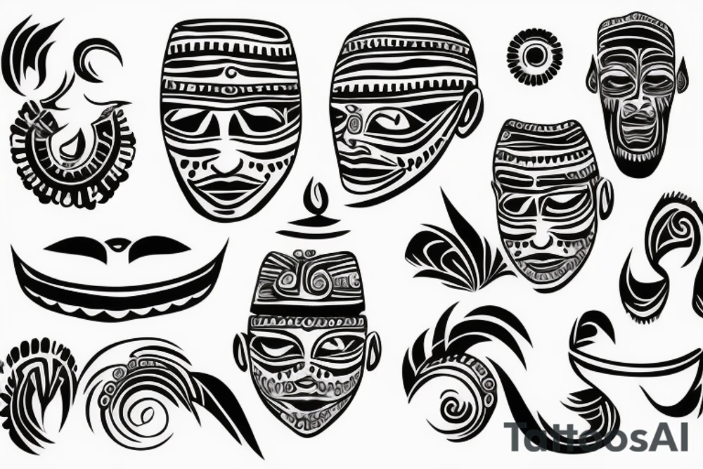 Someone dancing on a party tattoo idea