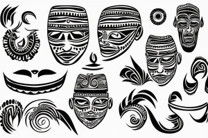Someone dancing on a party tattoo idea
