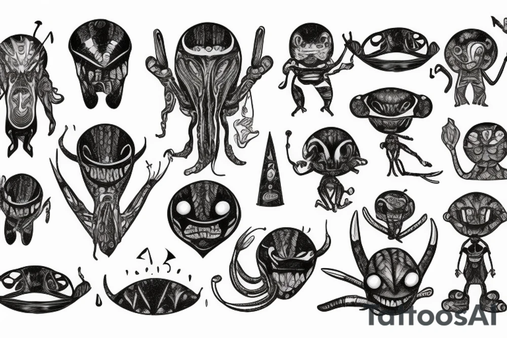 Brooklyn bridge aliens tattoo idea
