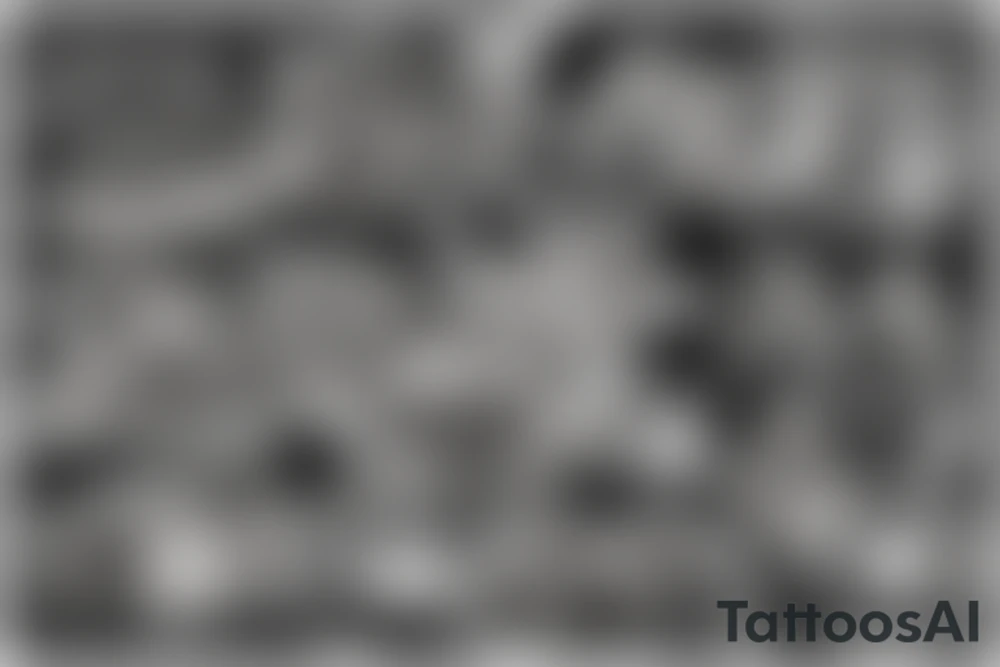 Apocalyptic wasteland tattoo idea