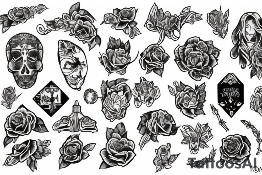 Тьма магия tattoo idea