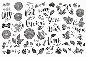 cursive 
Lonnie<3 tattoo idea