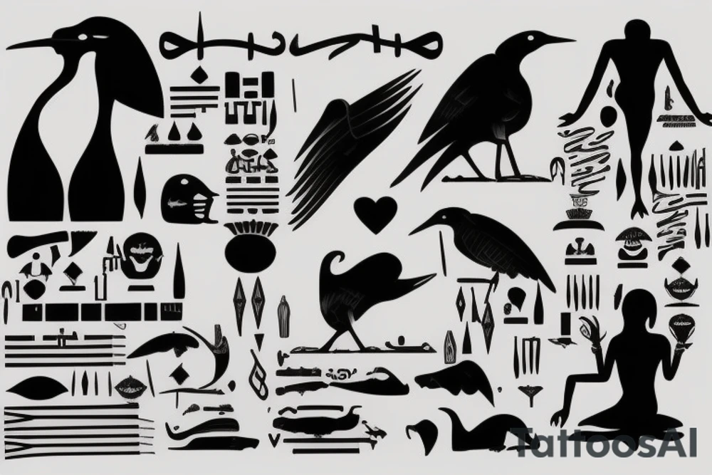 hieroglyphs tattoo idea
