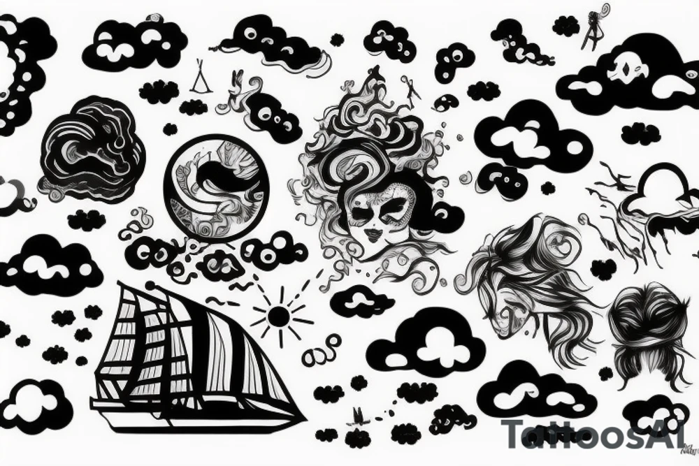 Cloud tattoo idea