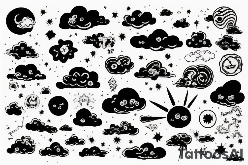 Cloud tattoo idea