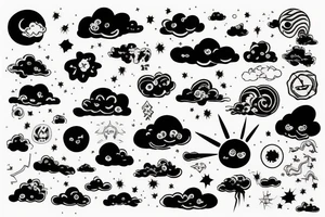 Cloud tattoo idea