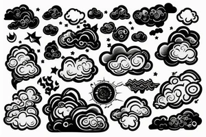 Cloud tattoo idea