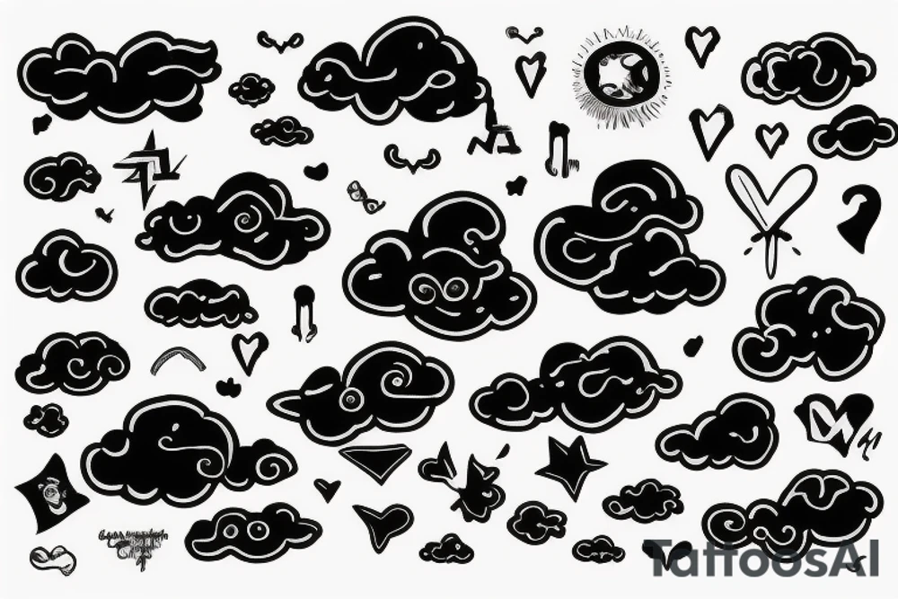 Cloud tattoo idea
