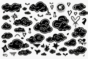 Cloud tattoo idea