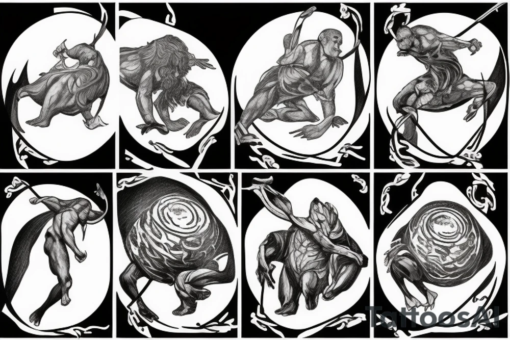 myth of sisyphus tatoo tattoo idea