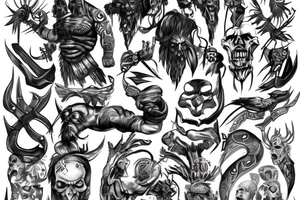 God of war, god of despair, tattoo idea