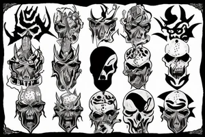 God of war, god of despair, tattoo idea