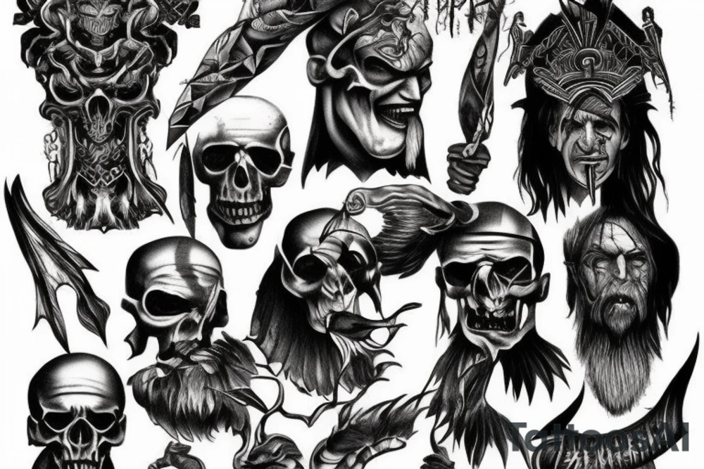 God of war, god of despair, tattoo idea