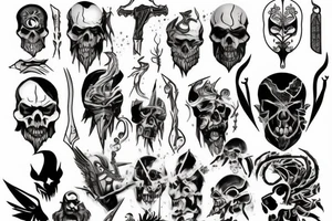 God of war, god of despair, tattoo idea