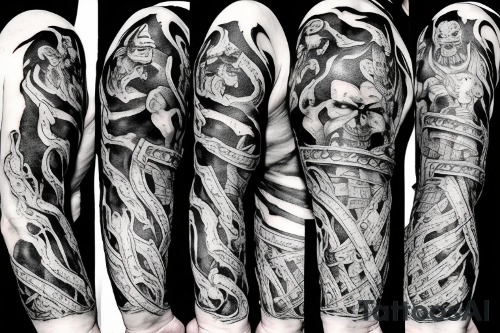 God of war, god of despair, tattoo idea
