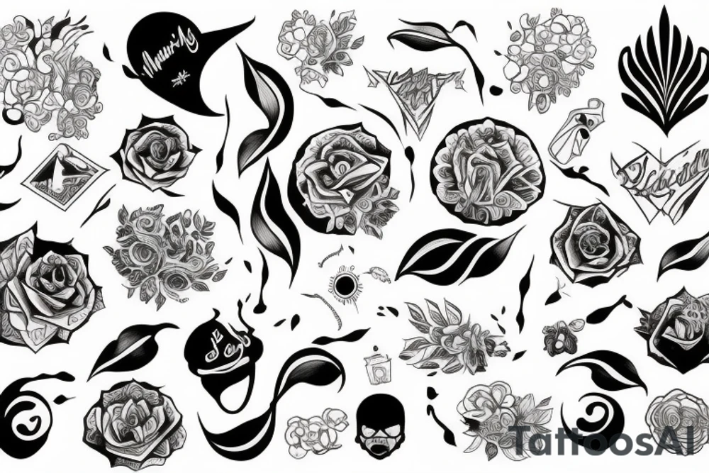 The name Muneeb tattoo idea