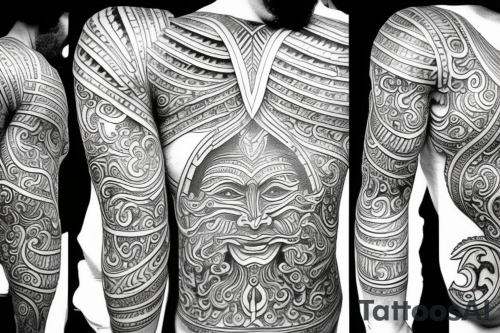 Savitar the Hindu god tattoo idea