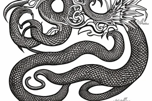Serpent bearer tattoo idea