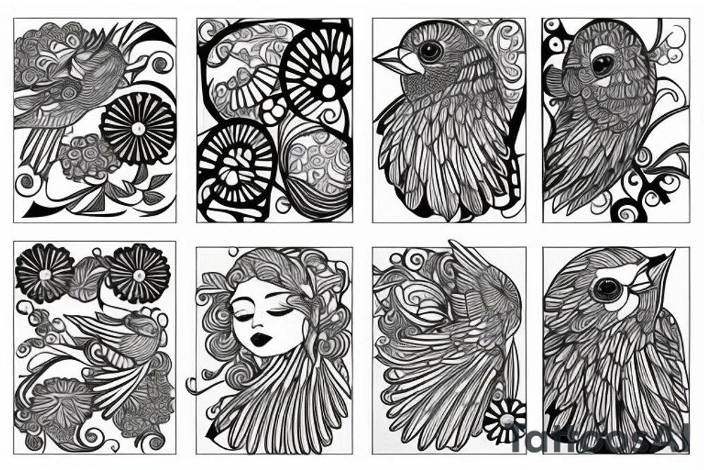 Bird tattoo idea
