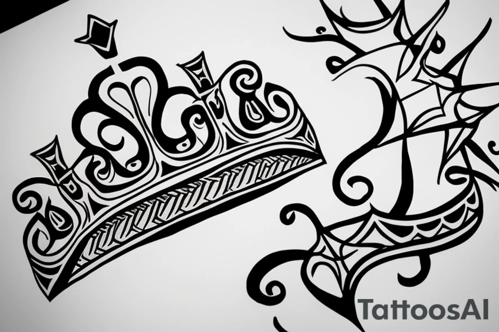 Crown tattoo idea