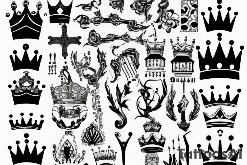 Crown tattoo idea