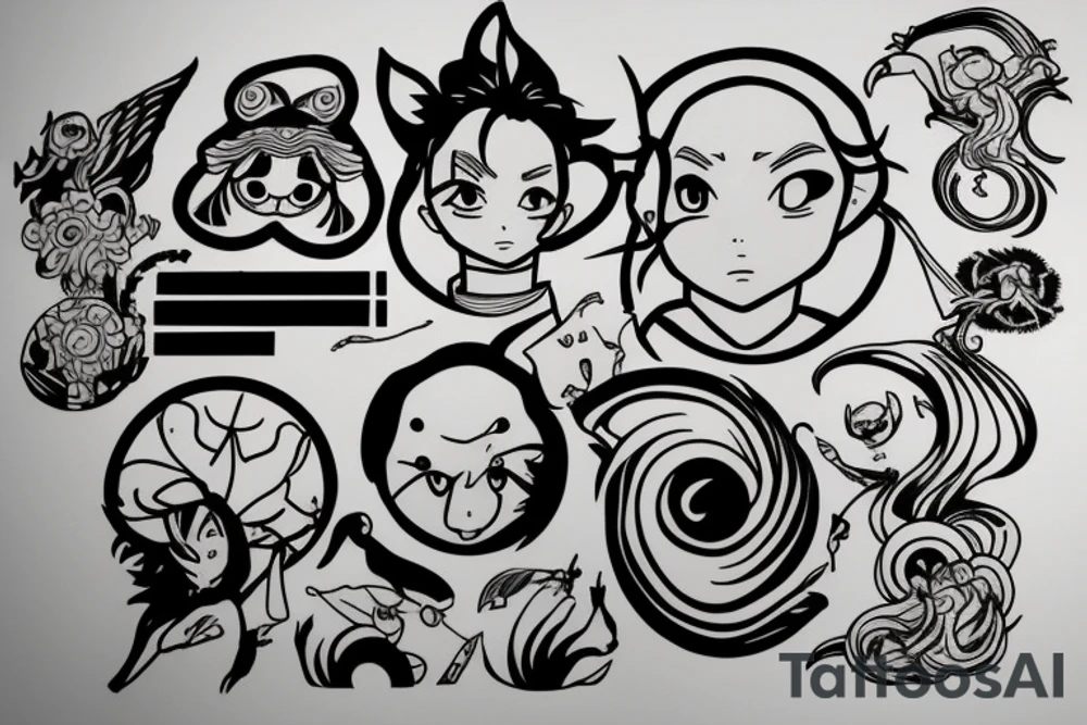 ghibli inspired tattoo idea