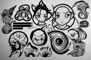 ghibli inspired tattoo idea