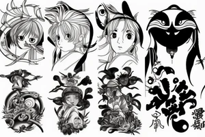 ghibli inspired tattoo idea