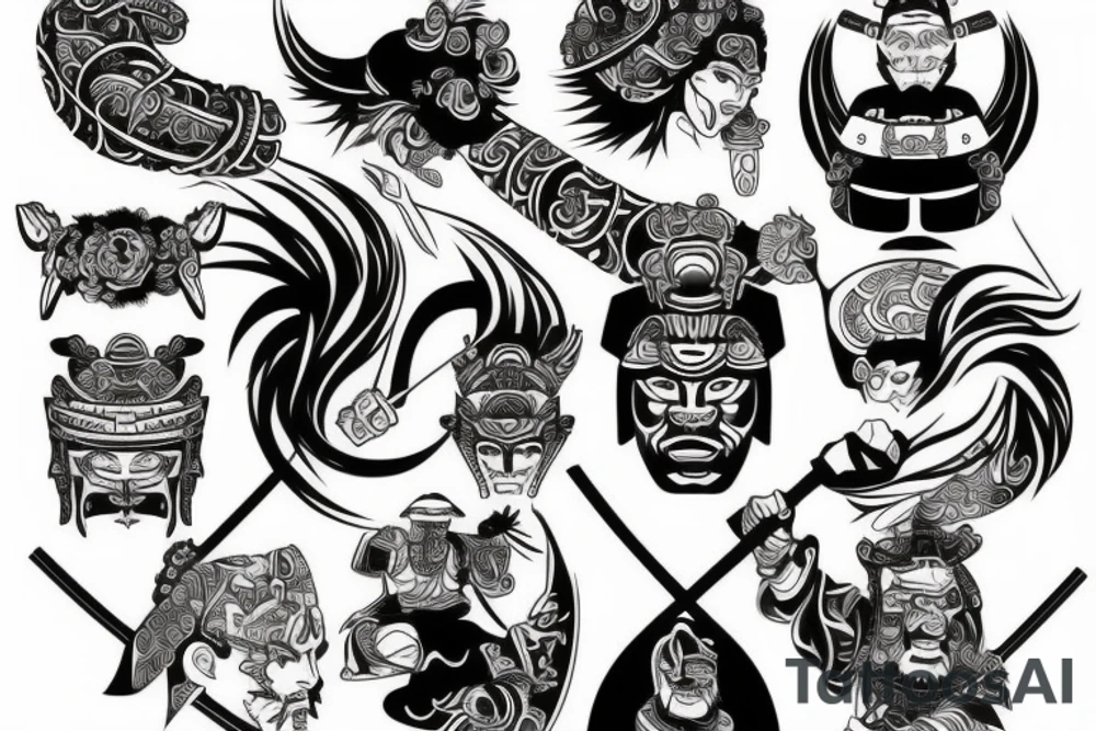 Samurai tattoo idea