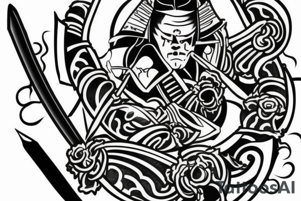 Samurai tattoo idea