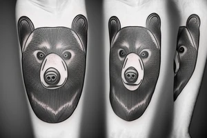 Bear on a unicycle tattoo idea