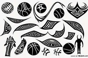 basketball tattoo idea