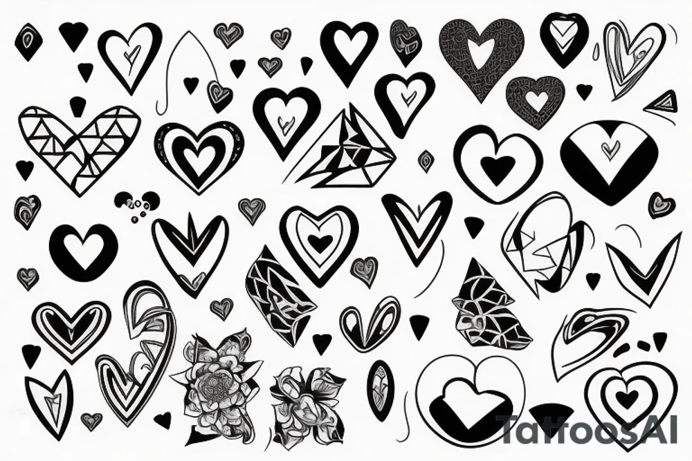 Heart tattoo idea