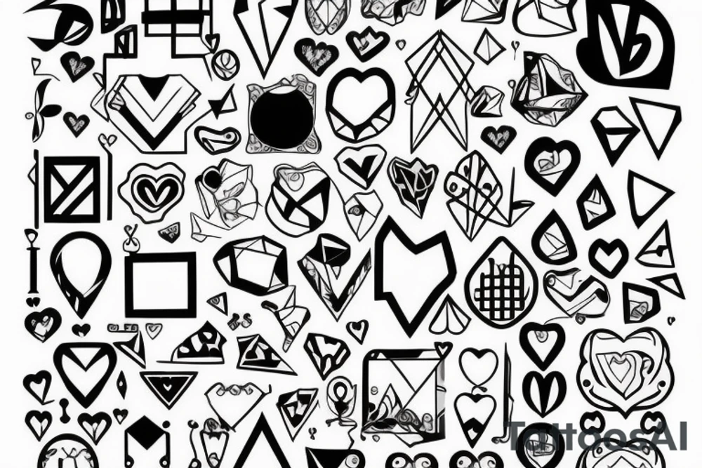 Heart tattoo idea