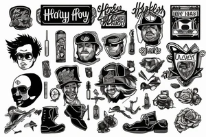 Highway boys tattoo idea